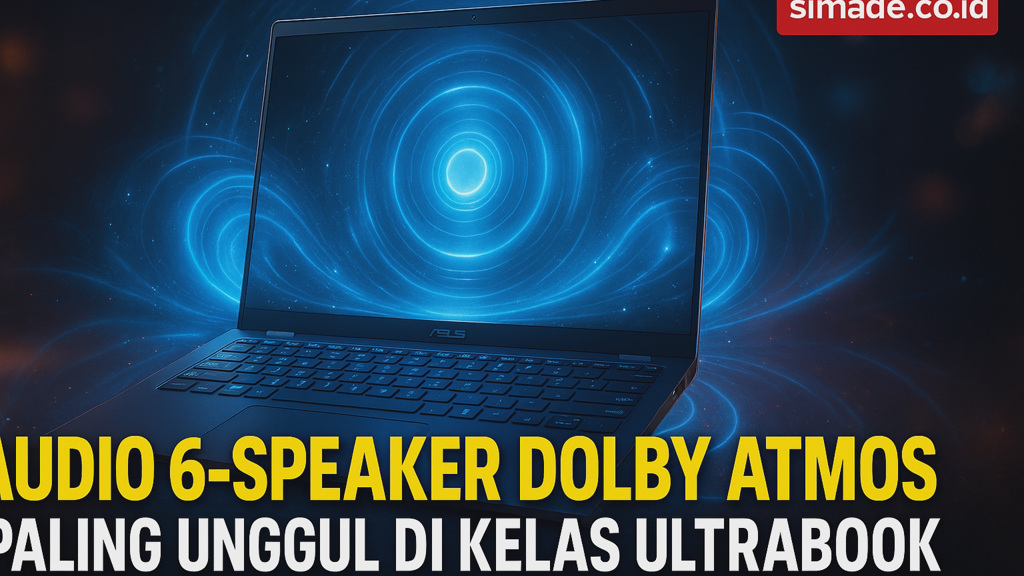 ASUS ExpertBook Ultra Hadirkan Audio 6-Speaker Dolby Atmos 95dB Paling Unggul di Kelas Ultrabook