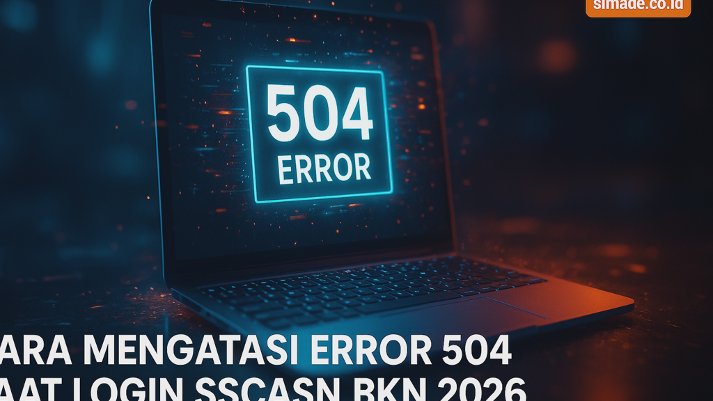 Cara Mengatasi Error 504 Saat Login SSCASN BKN 2026