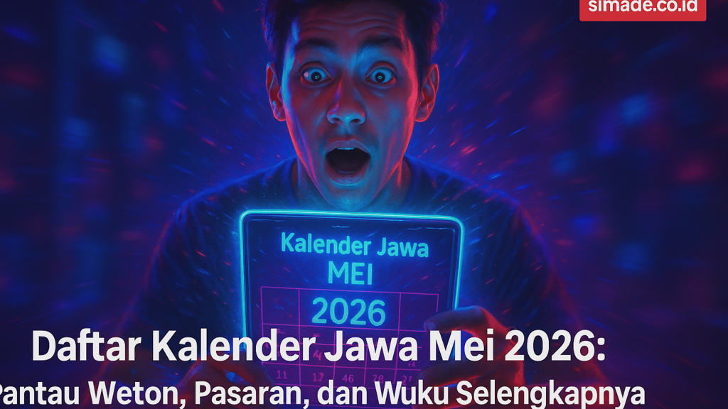Daftar Kalender Jawa Mei 2026: Pantau Weton, Pasaran, dan Wuku Selengkapnya