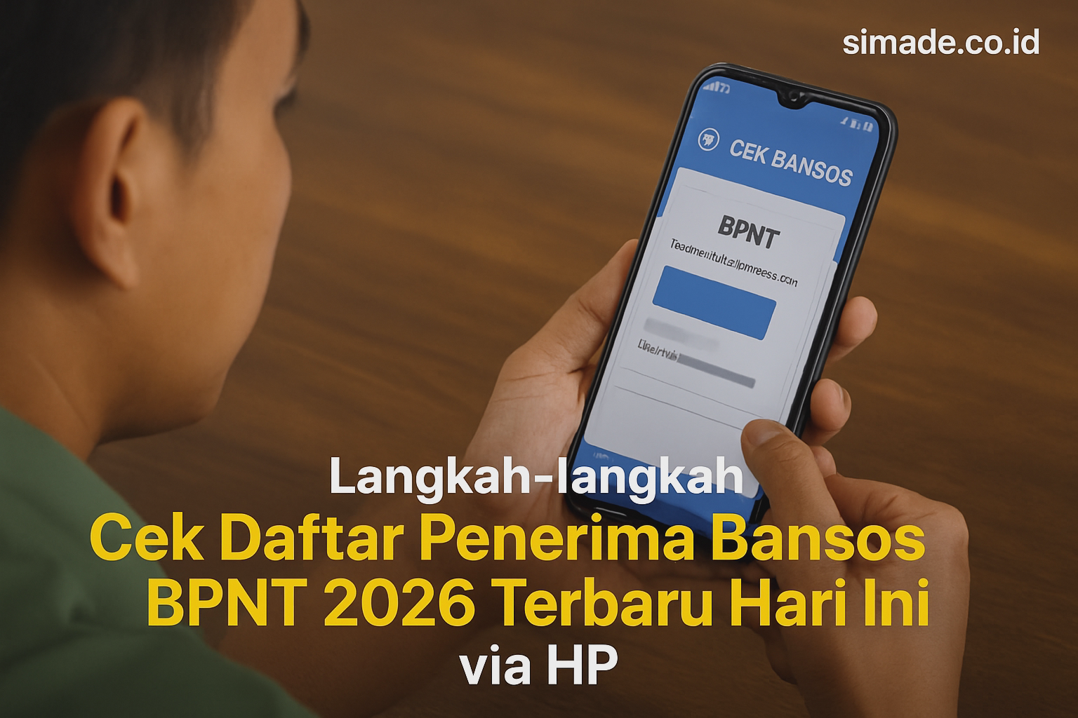 Langkah-langkah Cek Daftar Penerima Bansos BPNT 2026 Terbaru Hari Ini via HP