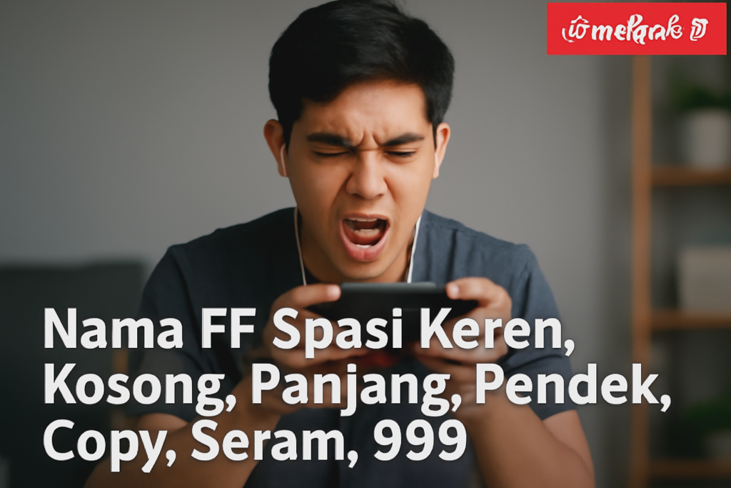 Nama FF Spasi Keren, Kosong, Panjang, Pendek, Copy, Seram, 999