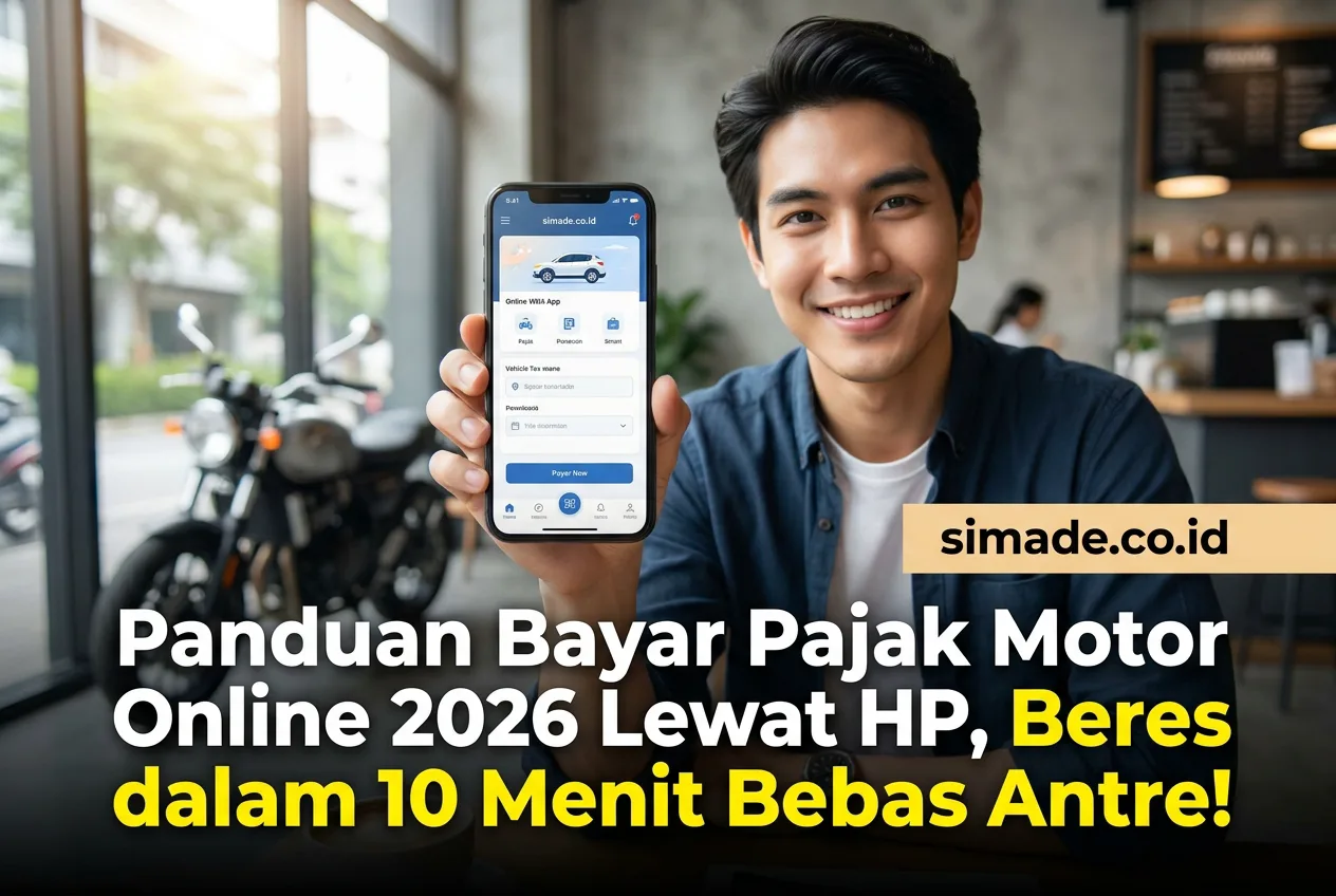 Panduan Bayar Pajak Motor Online 2026 Lewat HP, Beres dalam 10 Menit Bebas Antre!